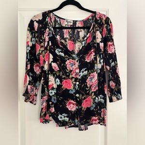 Show Me Your Mumu Floral Flowy Blouse
